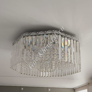 Люстра Восьмиугольник Октагон (Пластина 10,20)-фото в интерьере 