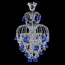 Люстра Брызги Шампанского с подвесом (Пирамидка) цветная