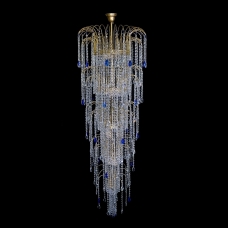 Люстра Акация Фонтан цветная
