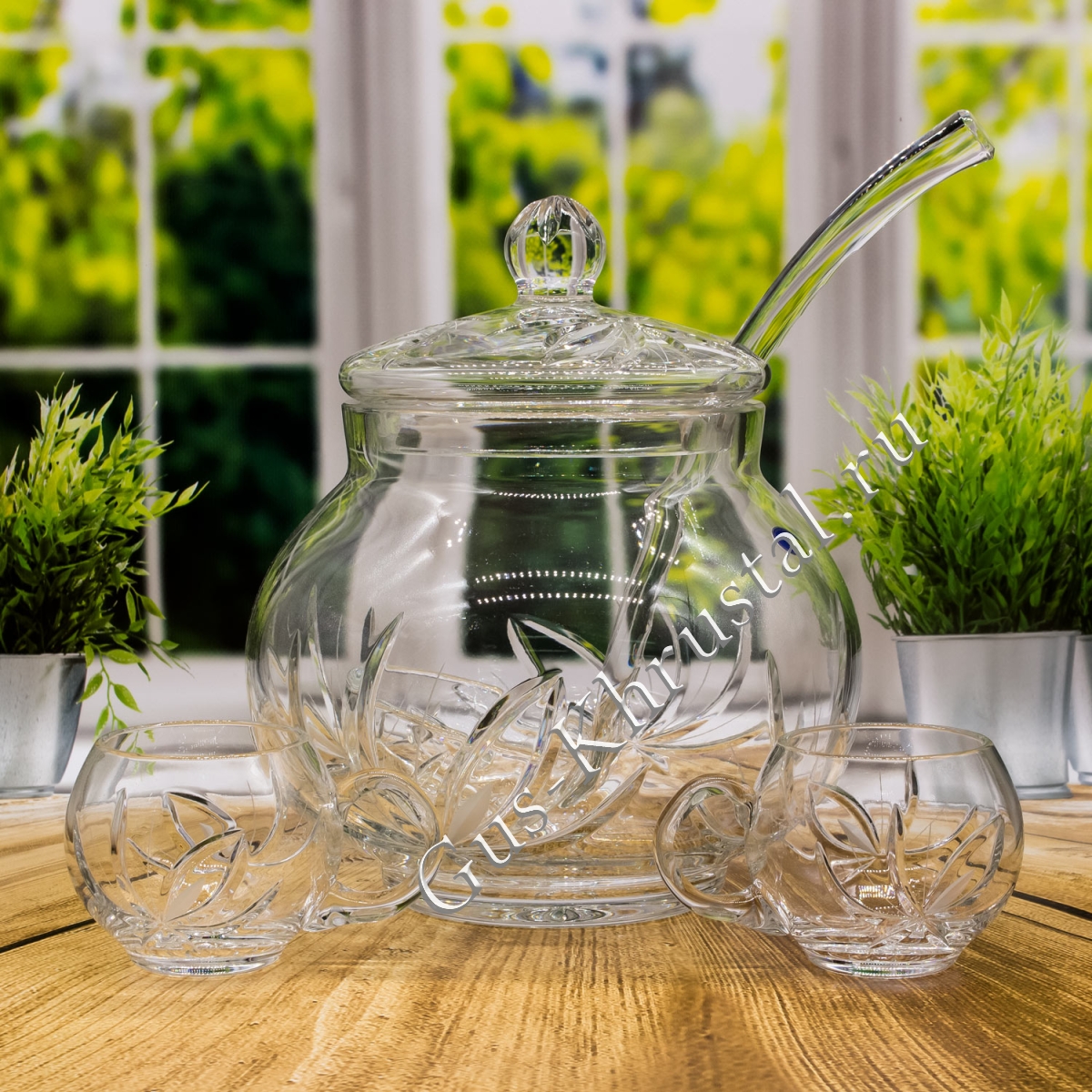 Компотница Хрустальная