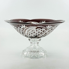 Ваза Хрустальная Для Фруктов "Виноградница"