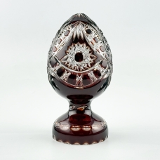 Яйцо Хрустальное Рубиновое 01