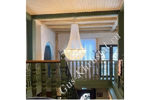 Люстра Флоренция №3 Пластина (оптикон 20) - фото в интерьере